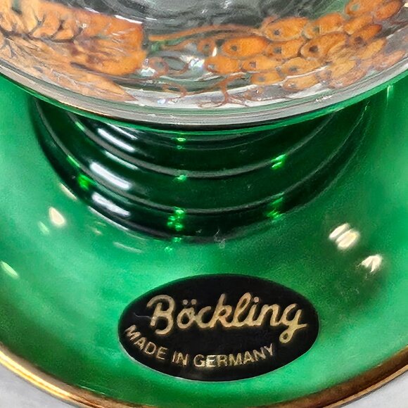 Vintage Roemer Bockling 6 Cordial Glasses Beehive Stem Gilt Embellished Grapes - Picture 5 of 10